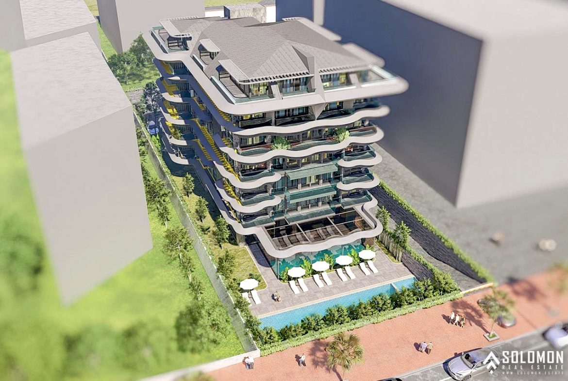 Beachfront Luxury Flats Close to Amenities in Tosmur - Alanya - Antalya - Turkey