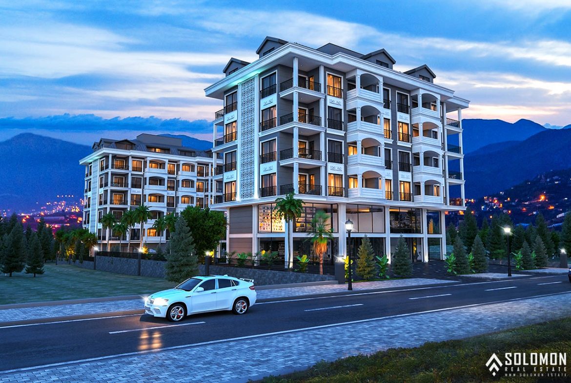 Sea View Real Estate in a Complex with Rich Facilities in Kargıcak