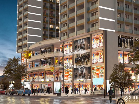 Sea View Real Estate of Mixed Project with Shopping Mall in Istanbul - Marmara - Turkey