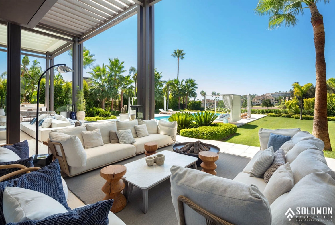 Golf View Villa with a High Level of Privacy in Marbella – Costa del Sol – Nueva Andalucía – Málaga – Spain