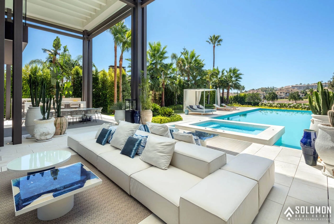 Golf View Villa with a High Level of Privacy in Marbella – Costa del Sol – Nueva Andalucía – Málaga – Spain