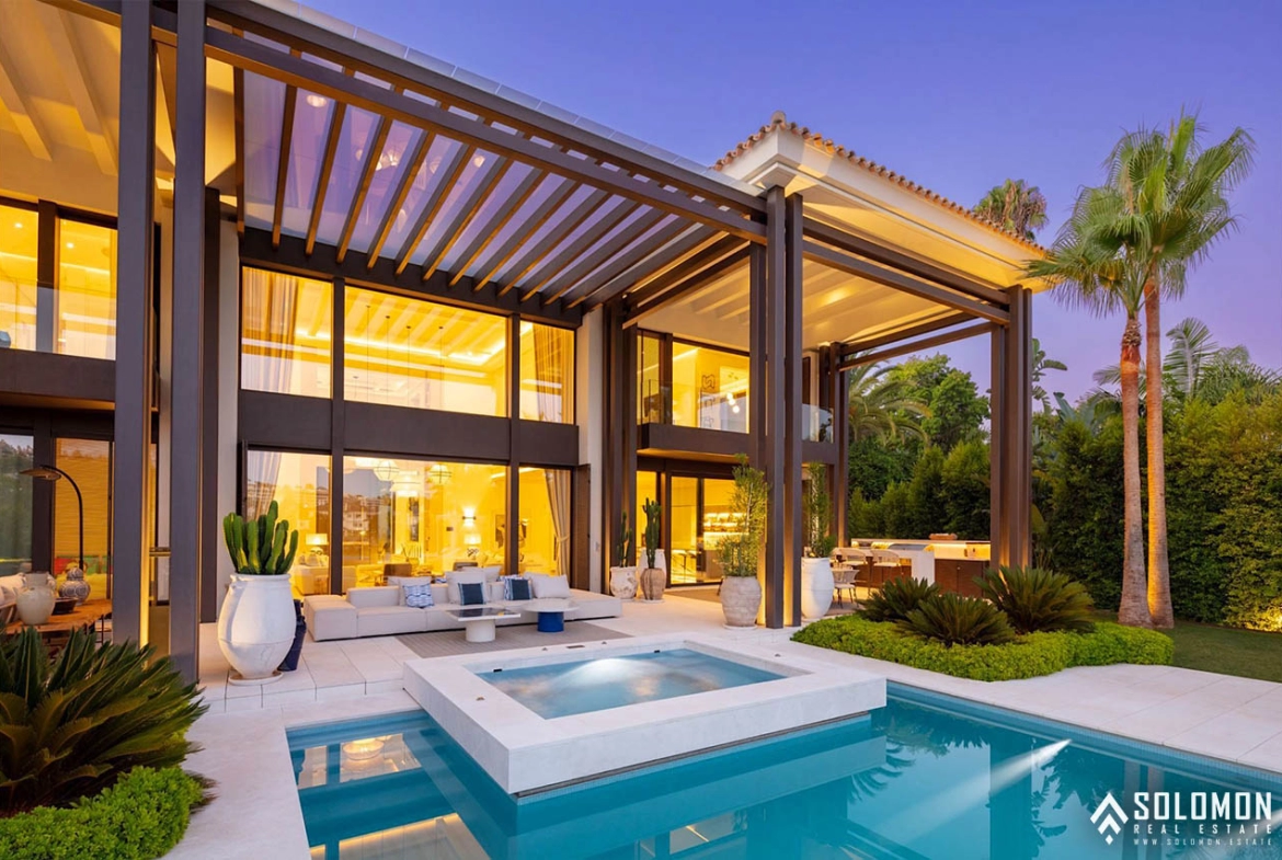 Golf View Villa with a High Level of Privacy in Marbella – Costa del Sol – Nueva Andalucía – Málaga – Spain