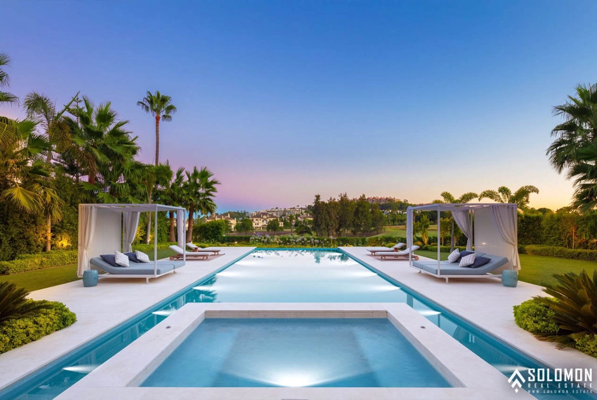 Golf View Villa with a High Level of Privacy in Marbella – Costa del Sol – Nueva Andalucía – Málaga – Spain