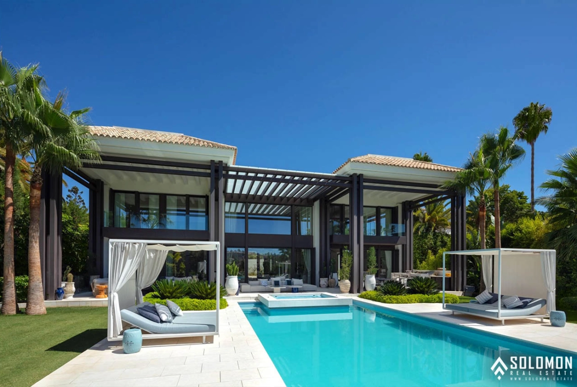 Golf View Villa with a High Level of Privacy in Marbella – Costa del Sol – Nueva Andalucía – Málaga – Spain