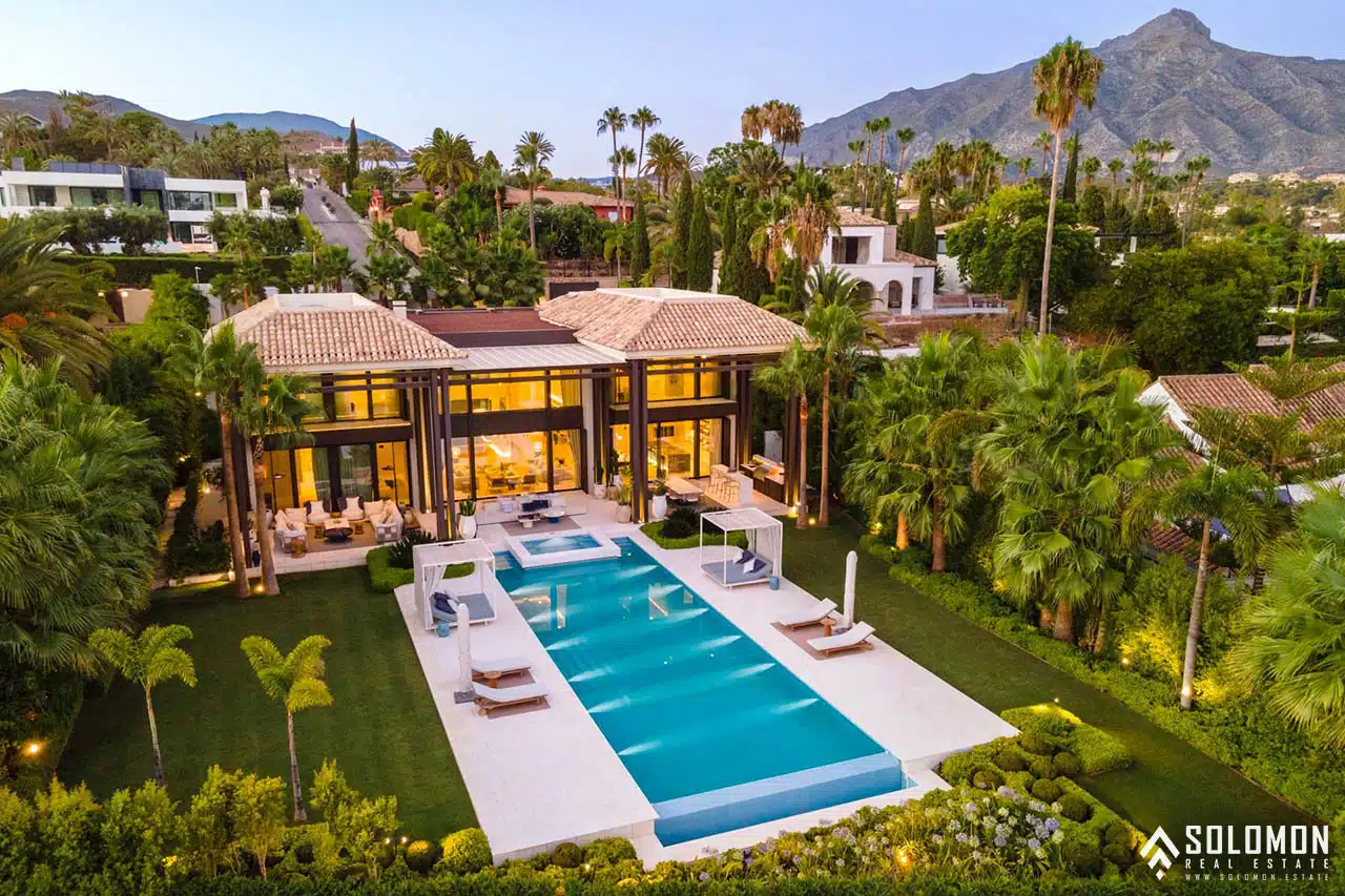 Golf View Villa with a High Level of Privacy in Marbella – Costa del Sol – Nueva Andalucía – Málaga – Spain