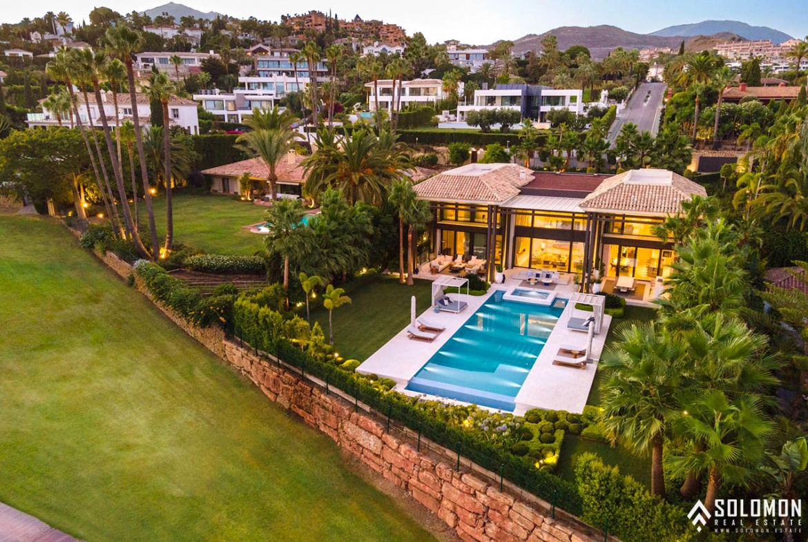 Golf View Villa with a High Level of Privacy in Marbella – Costa del Sol – Nueva Andalucía – Málaga – Spain