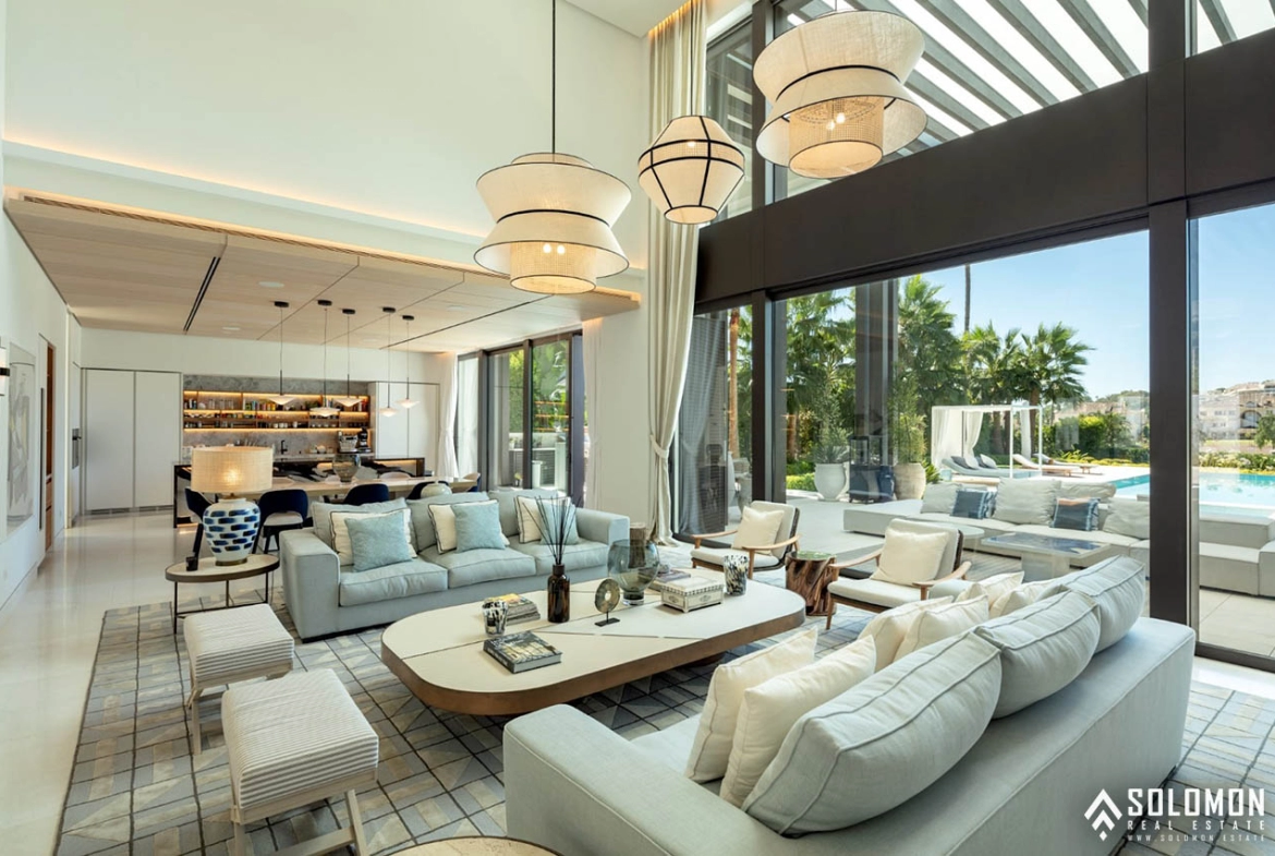 Golf View Villa with a High Level of Privacy in Marbella – Costa del Sol – Nueva Andalucía – Málaga – Spain