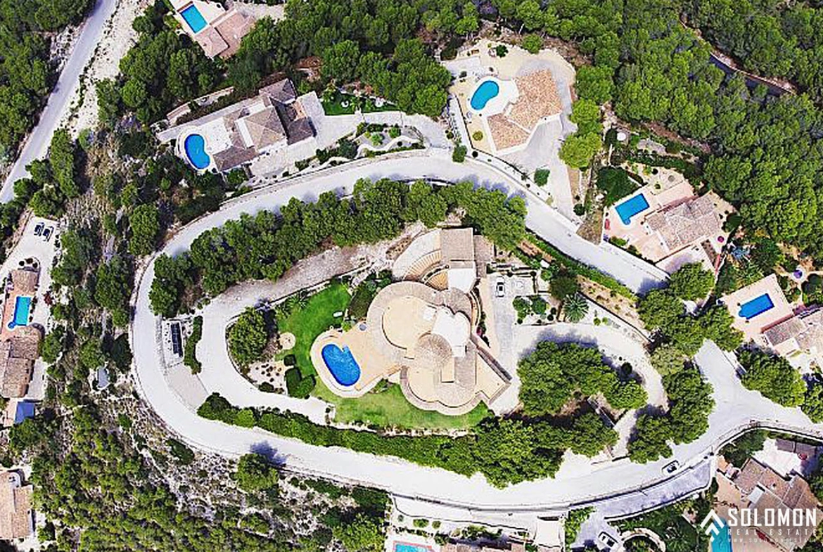 Luxury House with Panoramic Sea and Town View in Calpe – Costa Blanca – Alicante – Valencia – Spain